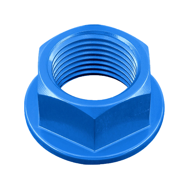 LighTech D004 rear wheel nut for Yamaha YZF-R7 anodised aluminium