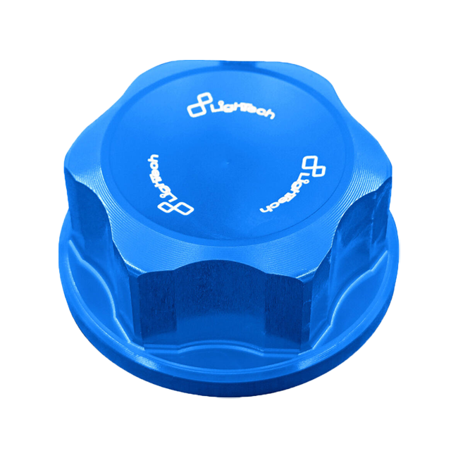 LighTech D014 steering head nut for Yamaha YZF-R6 — anodised aluminium