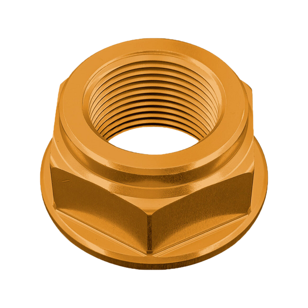LighTech D018 swingarm axle nut for Yamaha YZF-R6 anodised aluminium