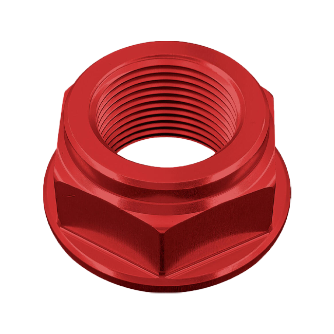 LighTech D018 swingarm axle nut for Yamaha YZF-R6 anodised aluminium