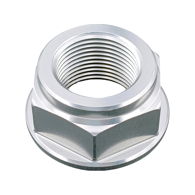 LighTech D018 swingarm axle nut for Yamaha YZF-R6 anodised aluminium