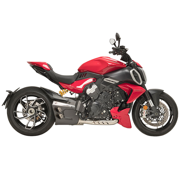Termignoni Semi-Complete System Stainless steel / Titanium Ducati Diavel V4 (2023-2025) – D22209440ITI