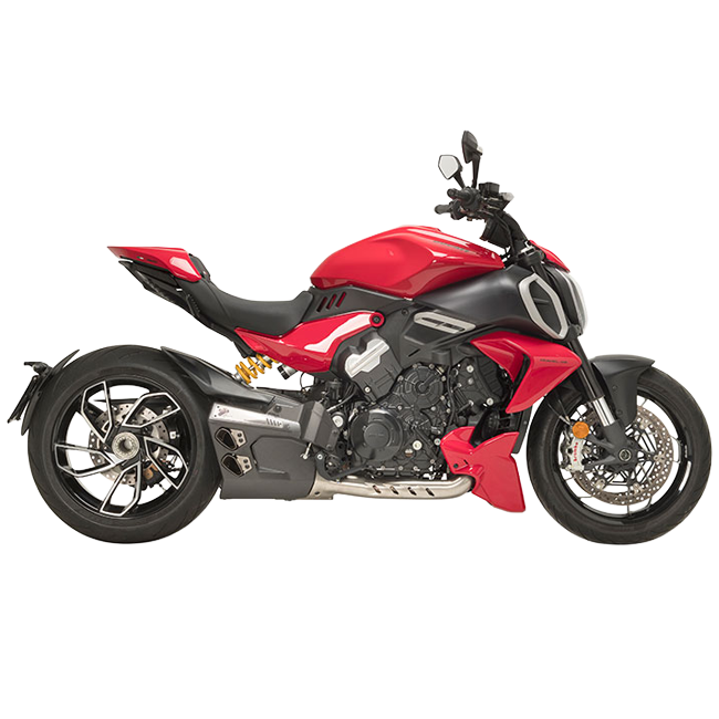Termignoni Semi-Complete System Stainless steel / Titanium Ducati Diavel V4 (2023-2025) – D22209440ITI