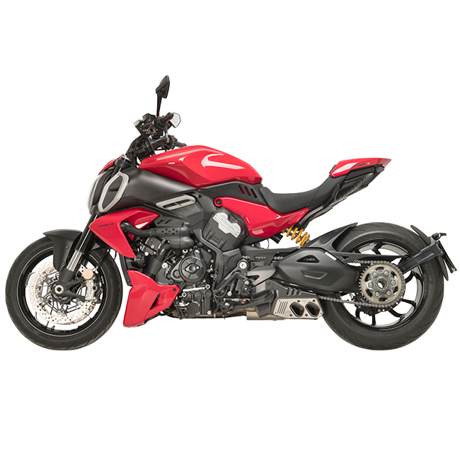 Termignoni Semi-Complete System Stainless steel / Titanium Ducati Diavel V4 (2023-2025) – D22209440ITI