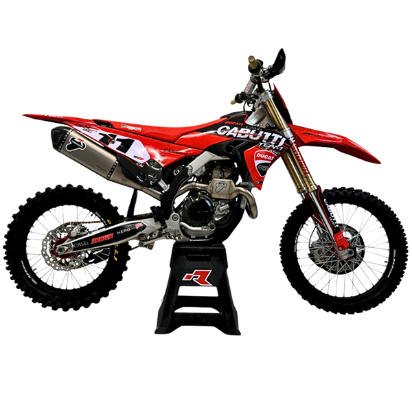 Termignoni Full Exhaust System Stainless steel / Titanium Ducati Desmo450 MX (2025-2026) – D24309400ITC
