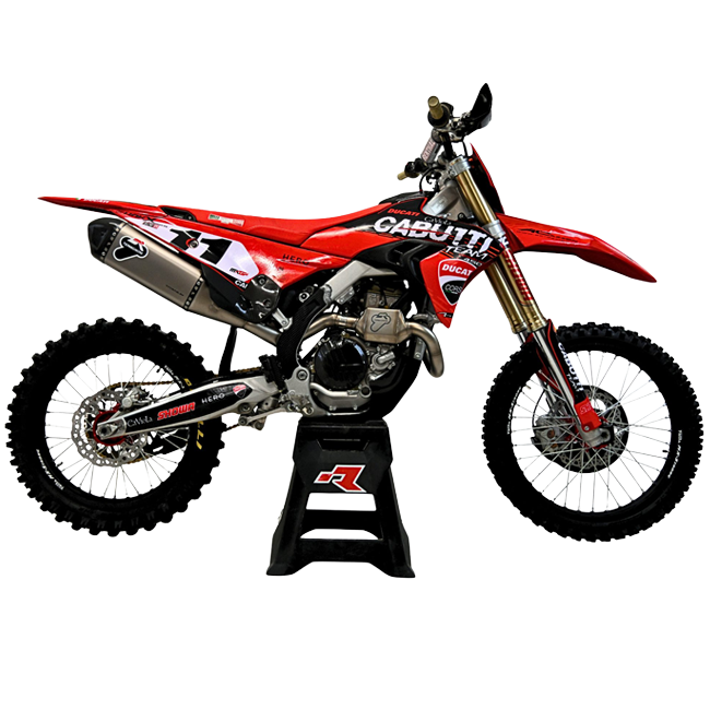 Termignoni Full Exhaust System Stainless steel / Titanium Ducati Desmo450 MX (2025-2026) – D24309400ITC