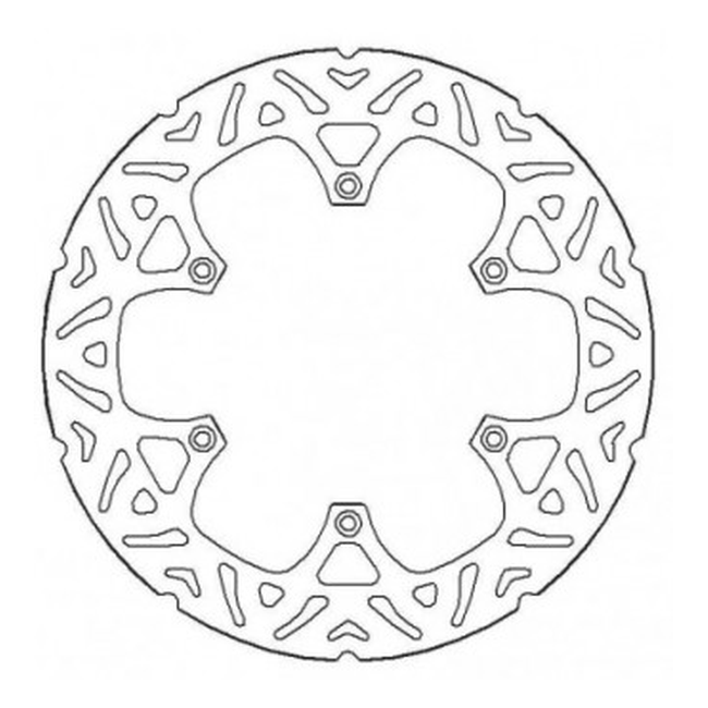 Accossato fixed front brake disc DK017 for Husqvarna FX 450 (2017-2020)