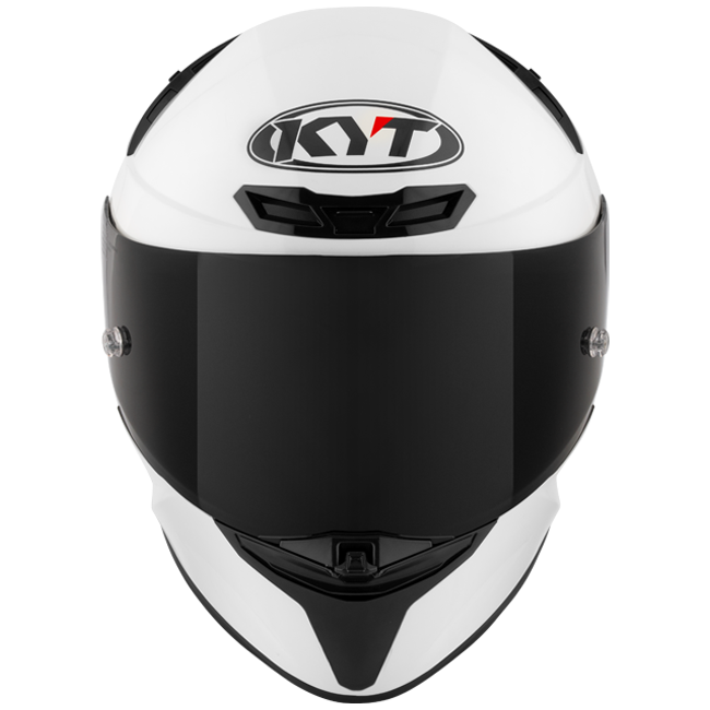 KYT TT-Revo full-face helmet in gloss white, part number Y6TR00W3