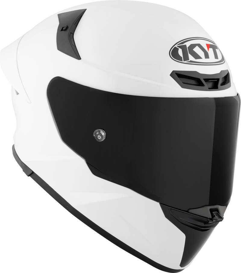 KYT TT-Revo full-face helmet in gloss white, part number Y6TR00W3