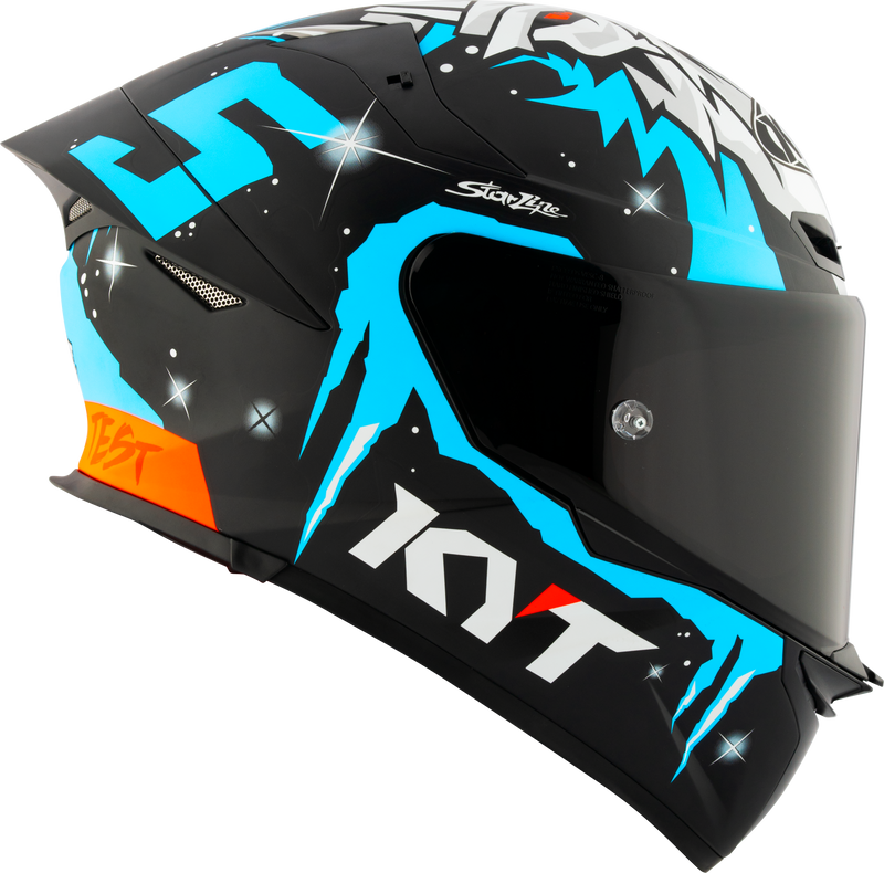 KYT TT-Revo full-face helmet in Jaume Masiá Winter Test Replica graphic