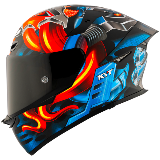 KYT TT-Revo Full-Face Helmet Magnet Matte - ECE 22.06 Certified Street & Learner Helmet Y6TR0035