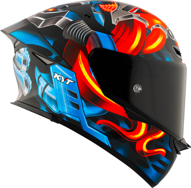 KYT TT-Revo full-face helmet in Magnet Matte finish, ECE 22.06 approved