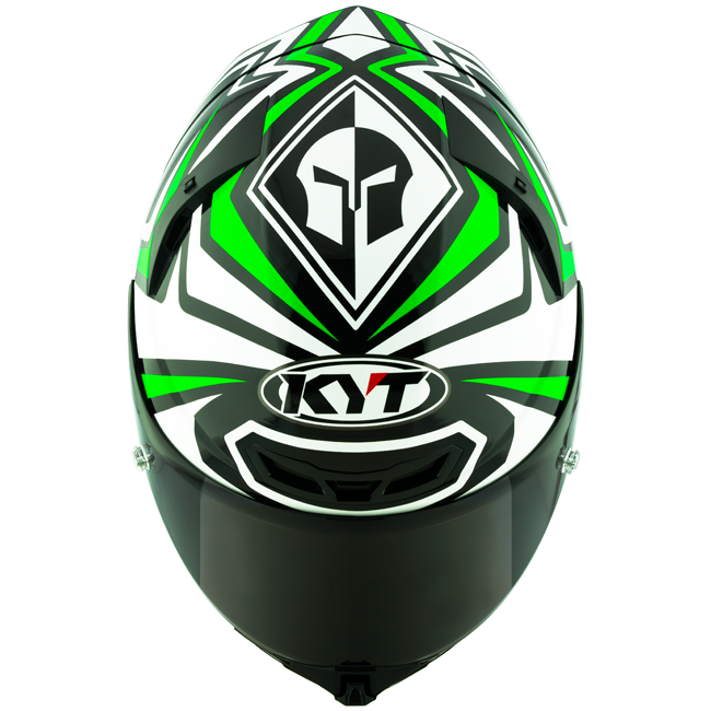 KYT TT-Revo full-face helmet in Alex Lowes Replica 2024 livery