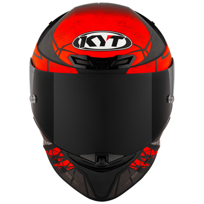 KYT TT-Revo full-face helmet in Combustion Red Matte finish, part Y6TR0038