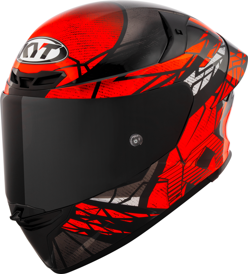 KYT TT-Revo full-face helmet in Combustion Red Matte finish, part Y6TR0038