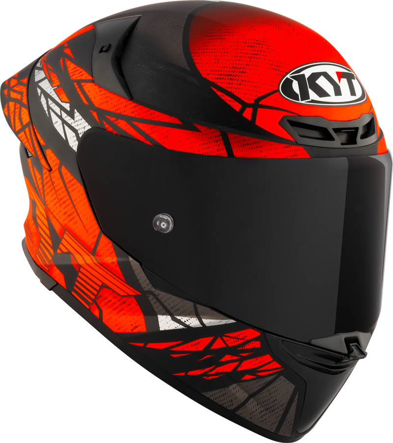 KYT TT-Revo full-face helmet in Combustion Red Matte finish, part Y6TR0038