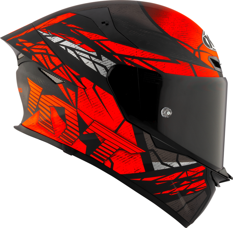 KYT TT-Revo full-face helmet in Combustion Red Matte finish, part Y6TR0038