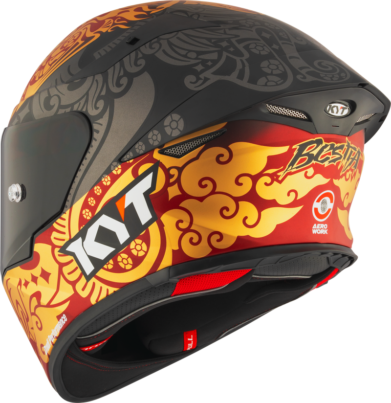 KYT TT-Revo full-face helmet Enea Bastianini Replica Indonesia 2023 livery