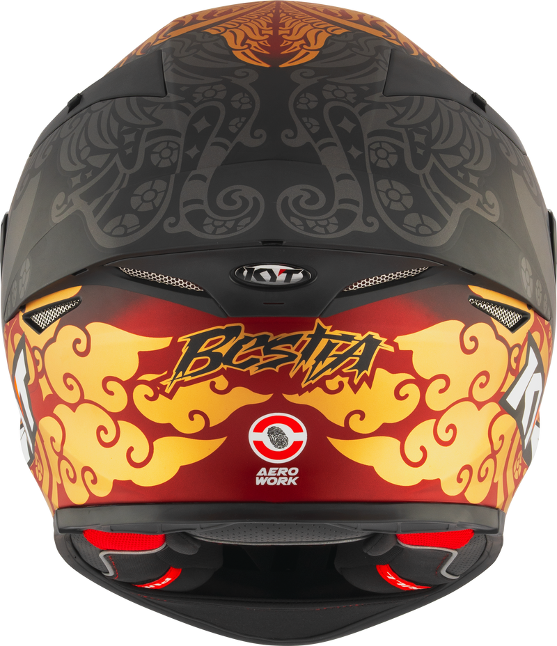 KYT TT-Revo full-face helmet Enea Bastianini Replica Indonesia 2023 livery