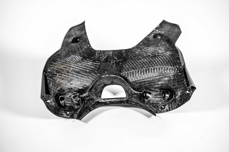 AP Carbon Line 200g carbon front fairing mask for Ducati Panigale V4 R 2026