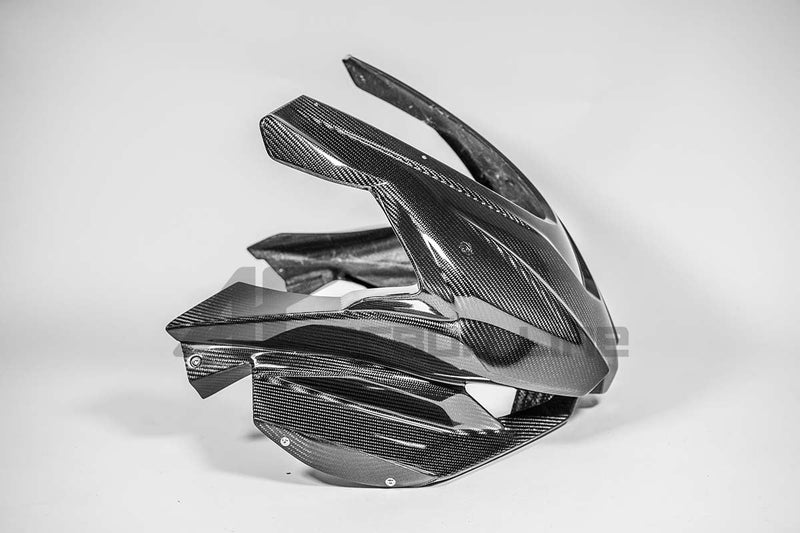 AP Carbon Line 200g twill carbon front fairing mask for Aprilia RSV4 1100 Factory 2021-2026