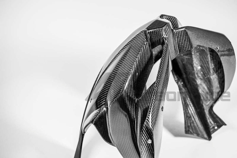 AP Carbon Line 200g twill carbon front fairing mask for Aprilia RSV4 1100 Factory 2021-2026