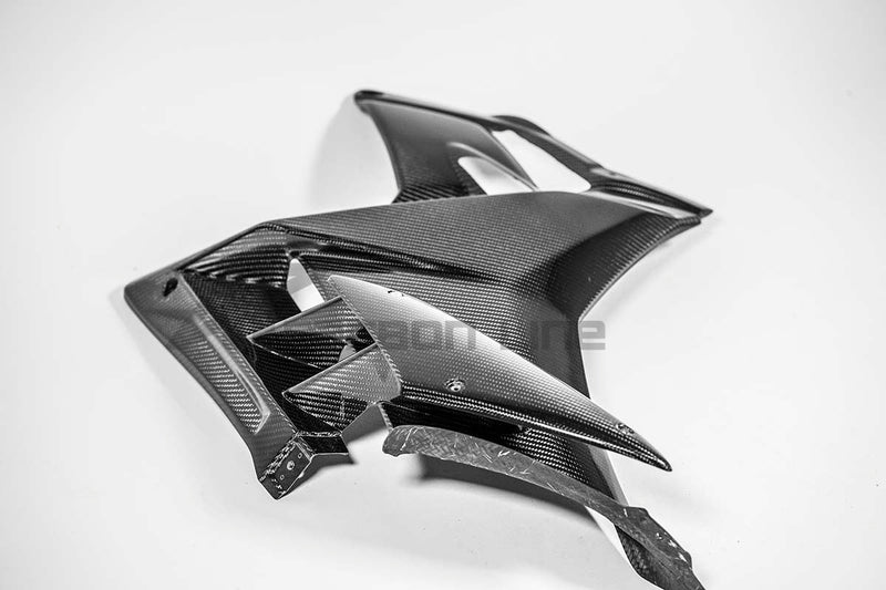 AP Carbon Line 200g twill carbon left side panel for Aprilia RSV4 1100 Factory 2021-2026