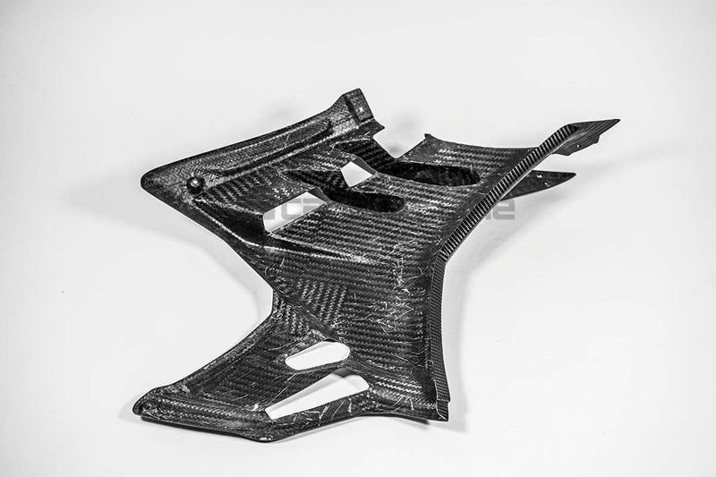 AP Carbon Line 200g twill carbon left side panel for Aprilia RSV4 1100 Factory 2021-2026