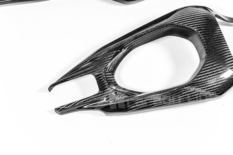 AP Carbon Line 200g twill carbon swingarm covers for Ducati Panigale V4 V4S V4R 2025-2026