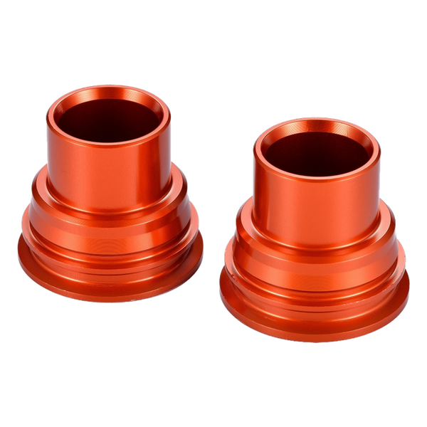 Accossato off-road rear wheel spacers DSM01 for KTM 150EXC, orange colour