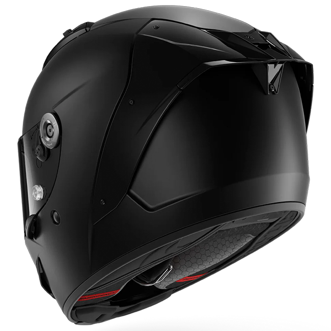 Shark Aeron full-face helmet in Dark Shadow KMA matte black carbon finish