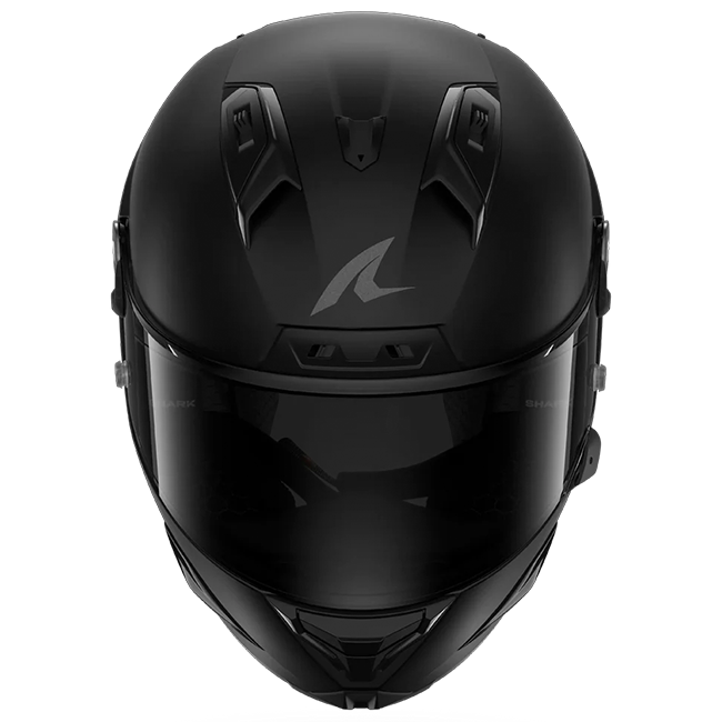Shark Aeron full-face helmet in Dark Shadow KMA matte black carbon finish
