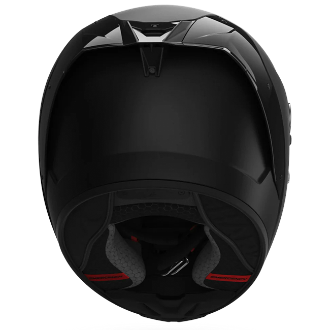 Shark Aeron full-face helmet in Dark Shadow KMA matte black carbon finish