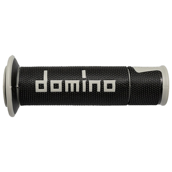 Domino A450 racing grips in black – dual-compound TPR, pair