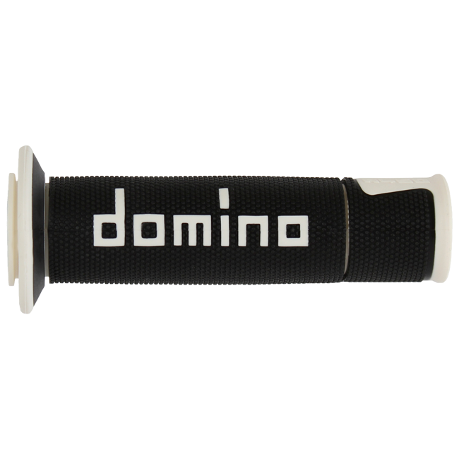 Domino A450 racing grips in black – dual-compound TPR, pair