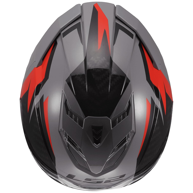 LS2 FF818 Storm III Helmet – Dynamo Grey/Red
