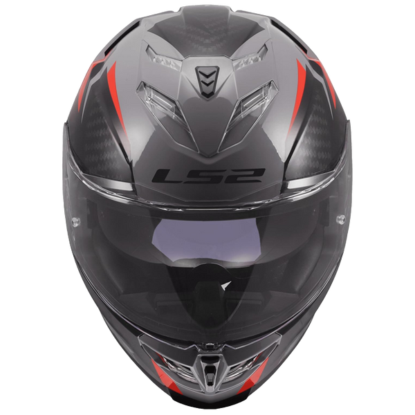 LS2 FF818 Storm III Helmet – Dynamo Grey/Red