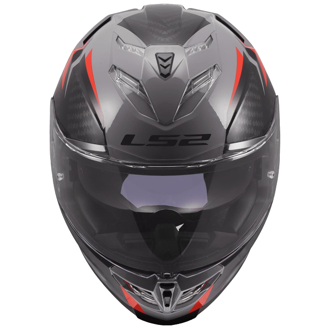 LS2 FF818 Storm III Helmet – Dynamo Grey/Red