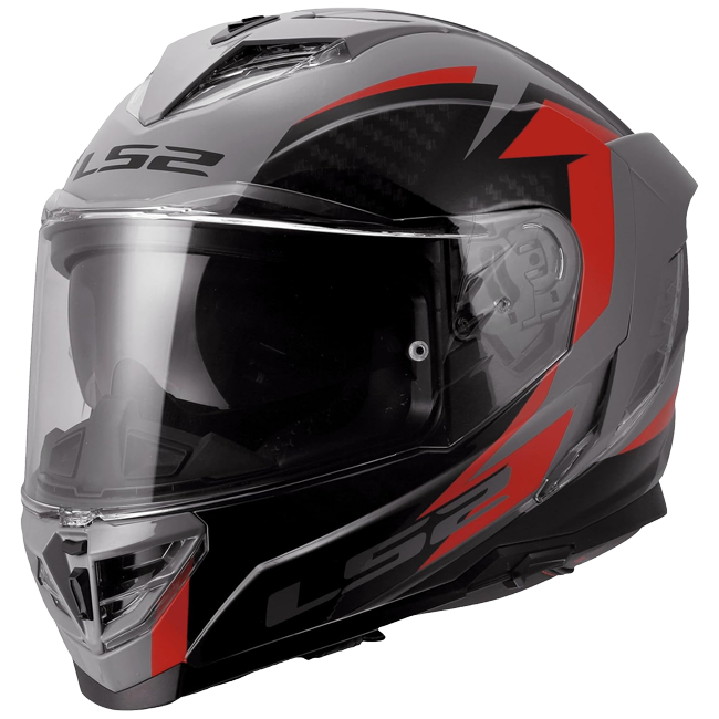 LS2 FF818 Storm III Helmet – Dynamo Grey/Red