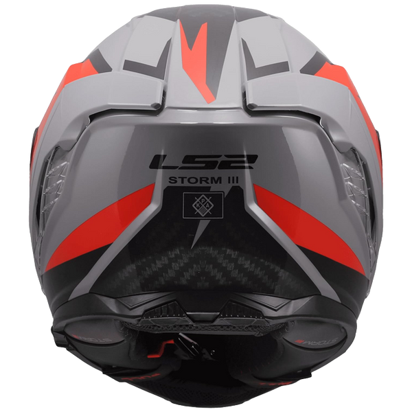 LS2 FF818 Storm III Helmet – Dynamo Grey/Red