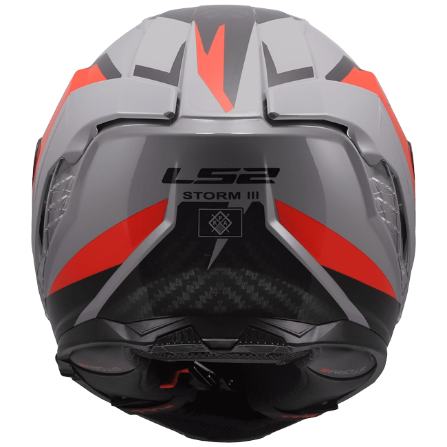LS2 FF818 Storm III Helmet – Dynamo Grey/Red