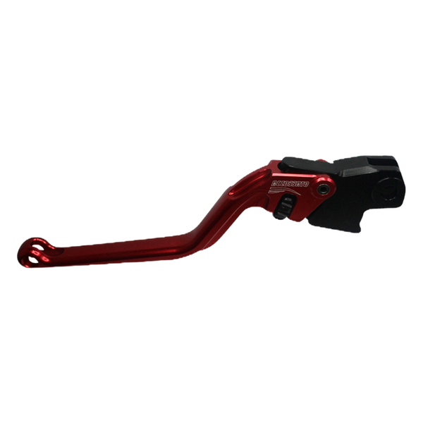 Accossato brake lever EDB001 with red blade and black hub for BMW F800GS (2008-2018)