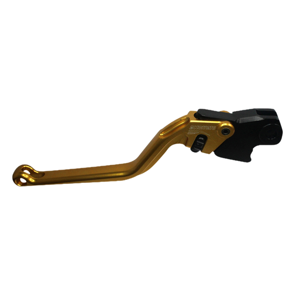 Accossato brake lever EDB001 with gold blade and black hub for BMW R NINET (2014-2022)