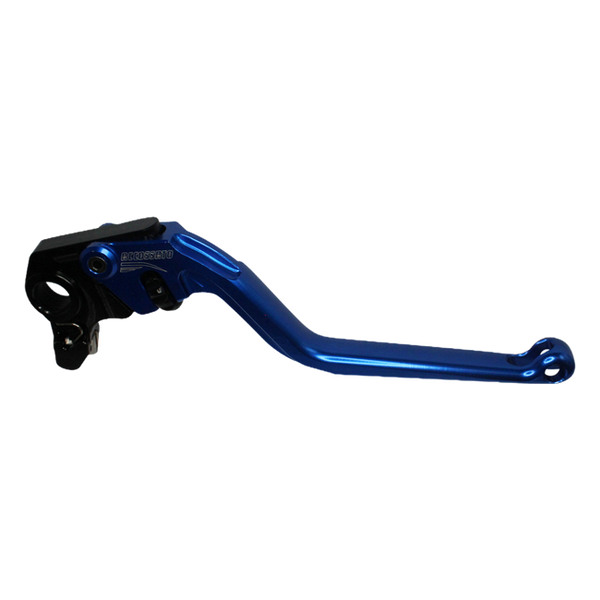 Accossato brake lever EDB012 with blue blade and black hub for Husqvarna ENDURO 701 (2017-2020)
