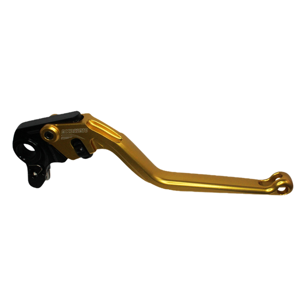 Accossato brake lever EDB012 with gold blade and black hub for Ducati HYPERMOTARD 821 (2013-2016)