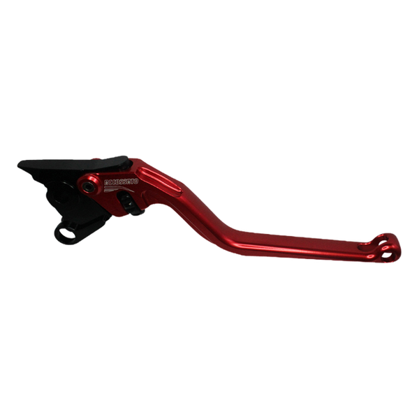 Accossato brake lever EDB080 with red blade and black hub for Aprilia DORSODURO 1200 (2010-2016)