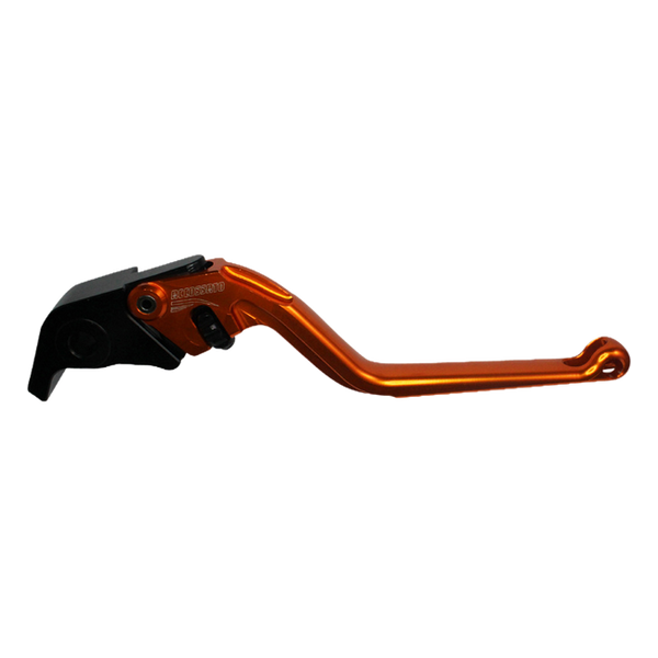Accossato brake lever EDD001 with orange blade and black hub for Ducati HYPERMOTARD 821 SP (2013-2015)