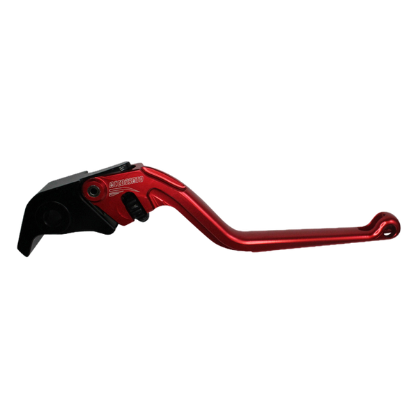 Accossato brake lever EDD001 with red blade and black hub for Ducati HYPERMOTARD 821 SP (2013-2015)