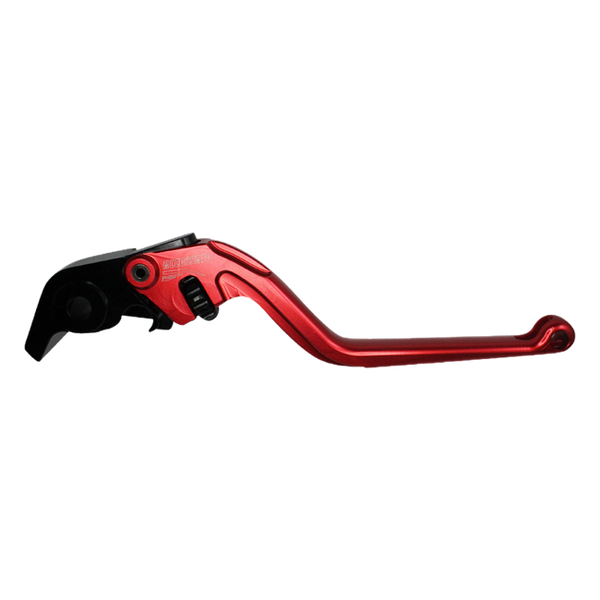 Accossato brake lever EDF011 with red blade and black hub for Ducati Panigale V4 R (2019-2020)