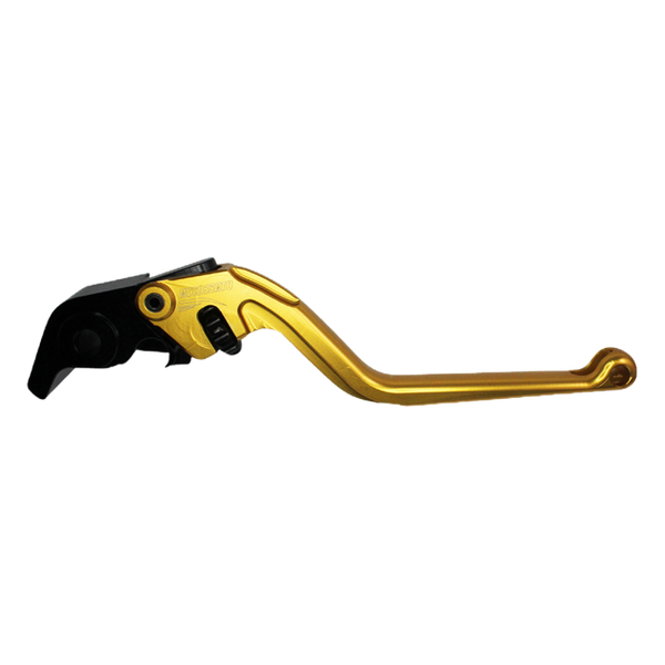 Accossato brake lever EDF011 with gold blade and black hub for Ducati Panigale V4 (2018-2020)
